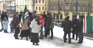 Dozens in Prague commemorate 61st anniversary of Chechen deportation and call for peace