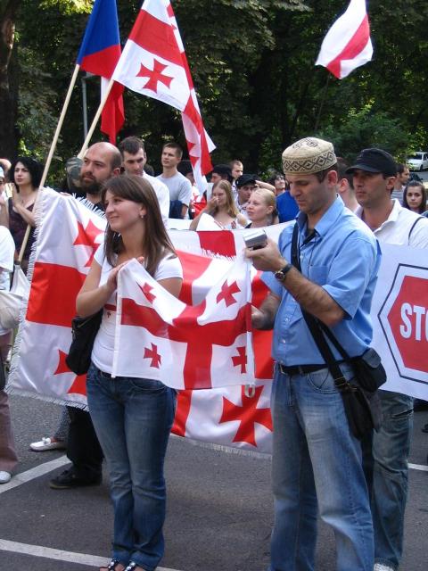 Demonstration in Prague (7)